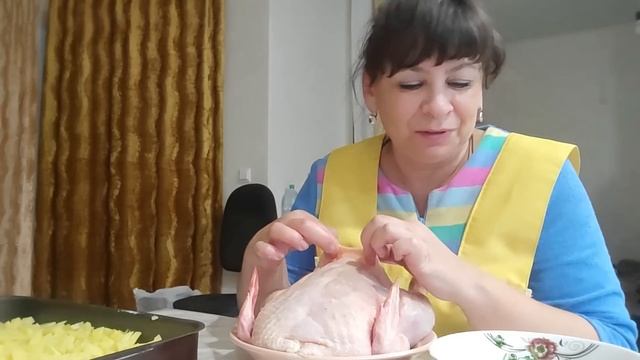 Встреча с родными. Семейные посиделки. Рецепт сочной фаршированной курочки. Жизнь семьи в деревне.