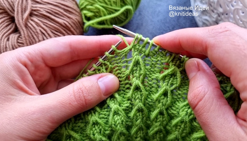 КЛАССНЫЙ УЗОР на основе резинки 2 на 2! смотреть онлайн