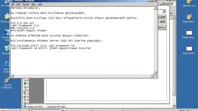 SERVER 2003 WSUS KURULUMU смотреть онлайн