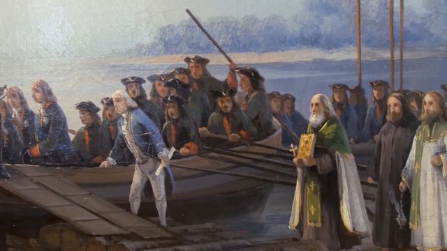 Тема «Как царь Пётр на Заячий остров приехал». И. К. Айвазовский смотреть онлайн