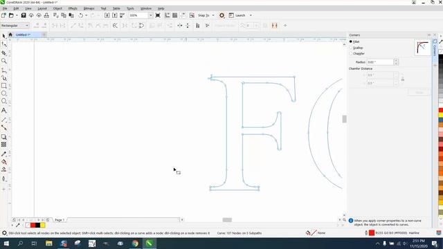 Corel Draw Tips & Tricks Round Corners on a font смотреть онлайн