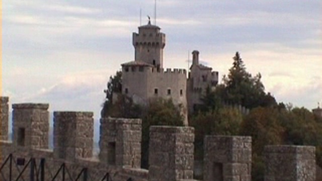 San-marino Сан-Марино Вид на Базилику св. Маринуса. 1838.