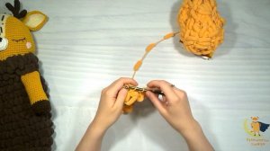 Вязание помпонной пряжей крючком | Вязание крючком | Помпонная пряжа |  Пижамница