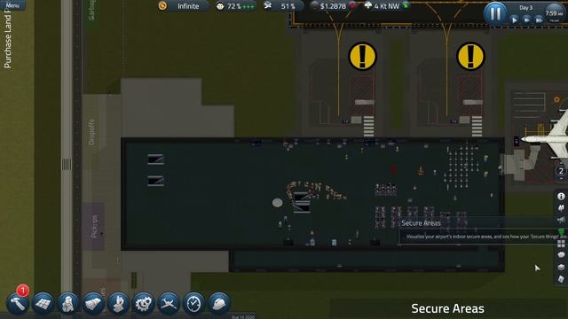 SimAirport : Understanding The Basics of Airport Security : Tutorial #4 смотреть онлайн