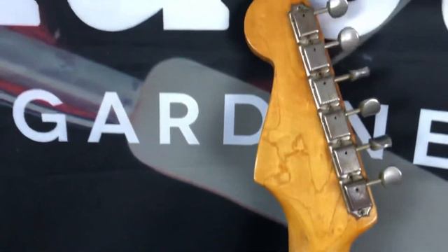 1962 Fender Stratocaster condition overview - Slab Board! Fiesta red смотреть онлайн