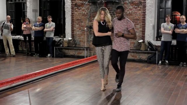 Kizomba, Alan Eufor & Anna Laguer, Derziritm dance school смотреть онлайн