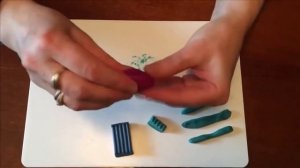 Тюльпан из пластилина