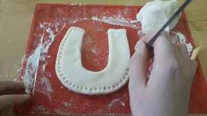 Оберег для дома. Подкова из соленого теста.