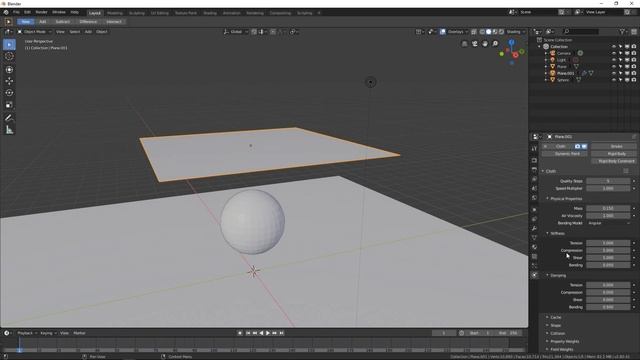 How To Create Cloth Physics In Blender 2.8 смотреть онлайн