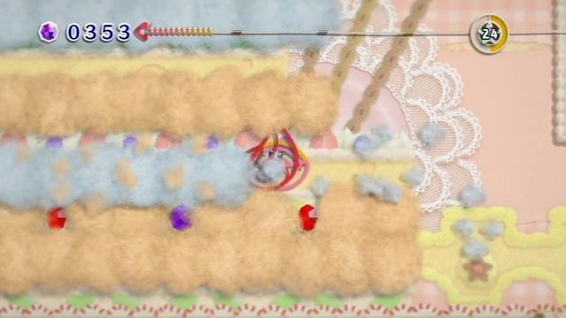 Kirby's Epic Yarn (Wii) прохождение часть 6 — Сладкая Страна смотреть онлайн