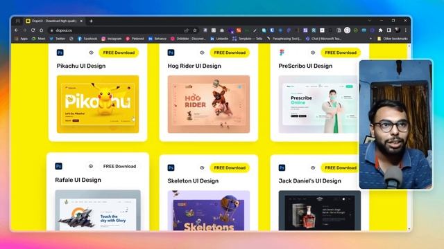 Download high quality website UI templates | Dope UI смотреть онлайн