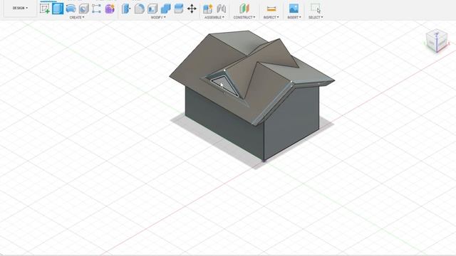 Intro to Autodesk Fusion 360 and creating a simple house (Fusion 360 Tutorial #2) смотреть онлайн