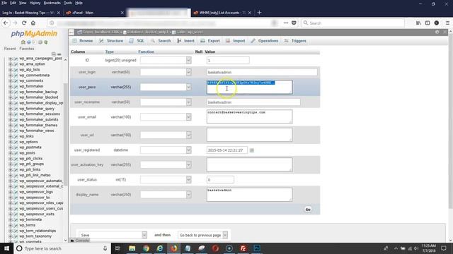 How to Reset WordPress Admin Password from cPanel and phpMyAdmin смотреть онлайн