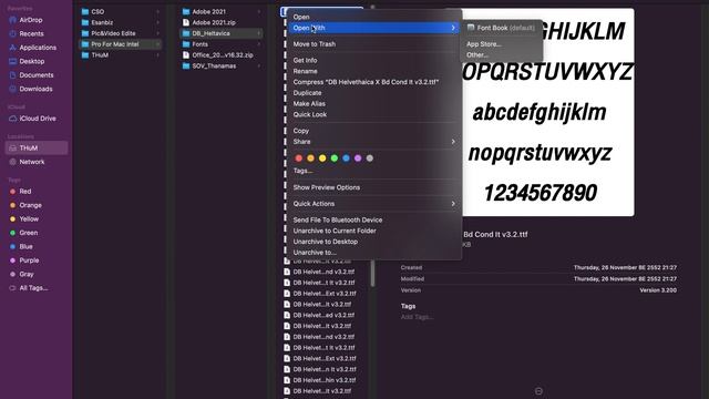 วิธีลงฟ้อนท์ Font ใน Mac смотреть онлайн