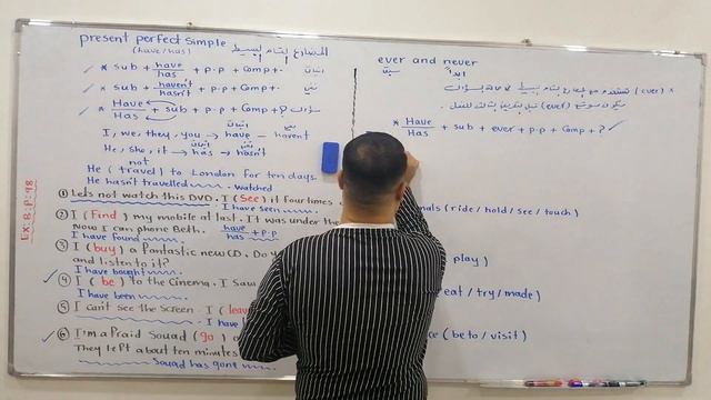 انكليزي السادس الاعدادي / الوحدة الخامسه / المضارع التام البسيطPresent Perfect Simple (ever/never) смотреть онлайн