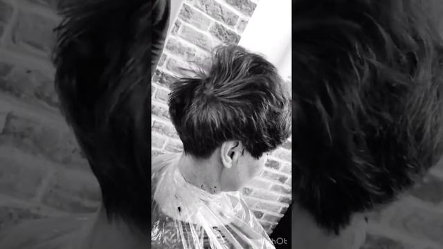 Процесс сушки короткой стрижки / никаких расчесок / стрижка без укладки / минск