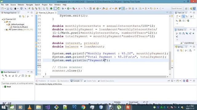 Introduction To Java Programming Exercise 5 22b смотреть онлайн