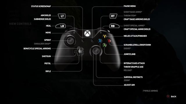 Rise of The Tomb Raider - Xbox One Buttons Controller Layout (Scramble, Jump, Throw, Aim etc) смотреть онлайн