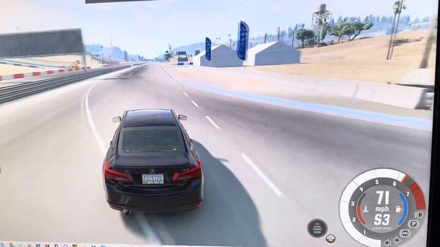 Beamngdrive 2015 Acura TLX V6 J35 realistic engine sound! смотреть онлайн