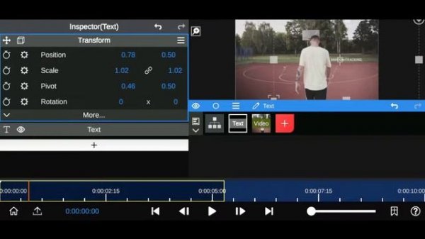 Motion Tracking On android mobile With Node Video Editor App