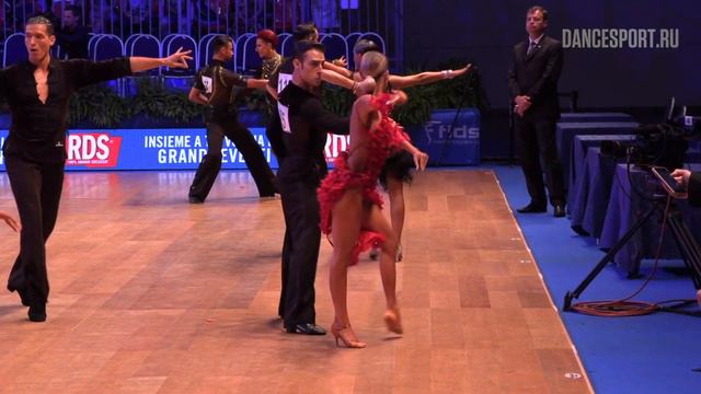 Eric Testa - Federica Brezzo ITA | Cha Cha Cha | WDSF GrandSlam Latin - Rimini 2018 смотреть онлайн