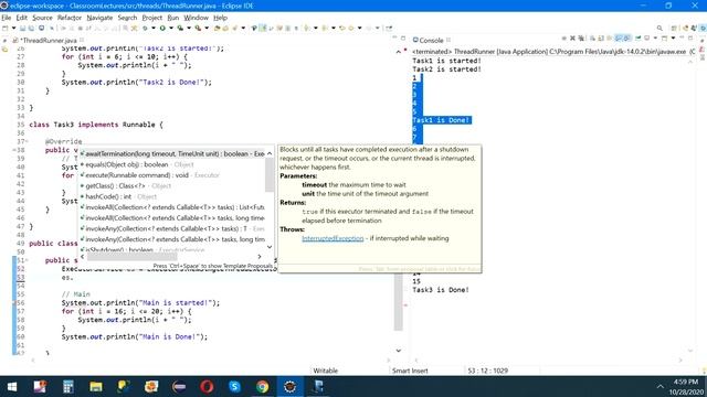 Part 15.2 Introduction to Threads & Concurrency смотреть онлайн