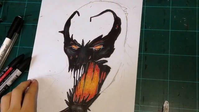 Speed drawing Anti-Venom смотреть онлайн