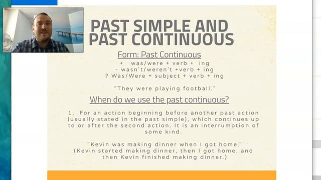 Grammar - Past continuous смотреть онлайн