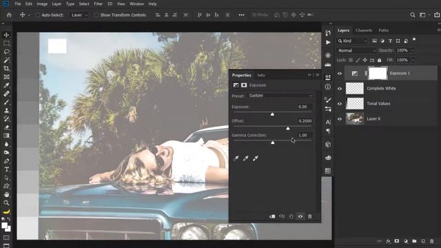 What is the Difference Between Exposure Offset and Gamma in Photoshop? | Wajahat Photoshop