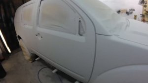 Покраска РАПТОРОМ в геометрический камуфляж NISSAN PATHFINDER