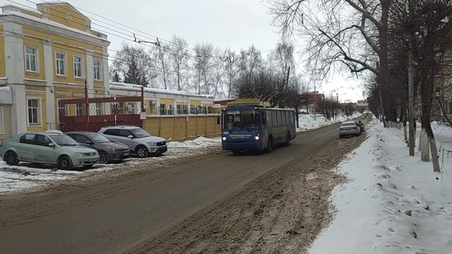 Троллейбус ВЗТМ-5284 №1083 маршрутом №5в "Ул. Строителей - Ул. Строителей" смотреть онлайн