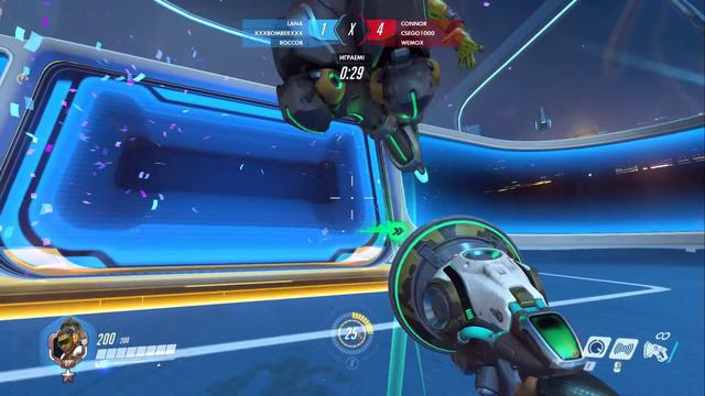 Overwatch - играю в аркаду и быстрый матч смотреть онлайн