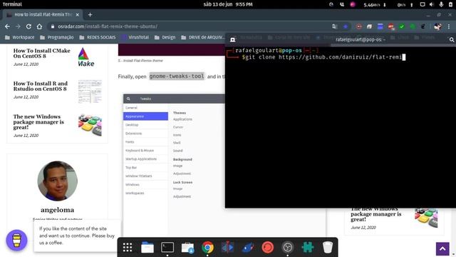 Como instalar o themas Flat Remix no linux смотреть онлайн