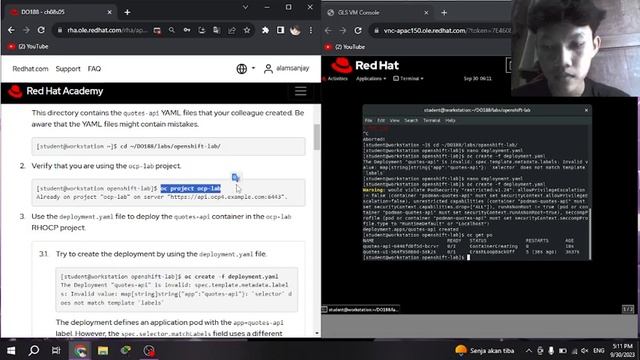 #RedHat Exam 8.5 Lab : Container Orchestration with Kubernetes OpenShift смотреть онлайн