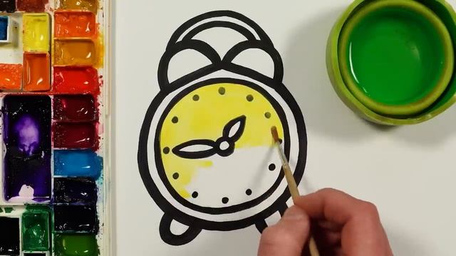 Рисуем фломастерами. Простой милый рисунок. Рисование для детей смотреть онлайн