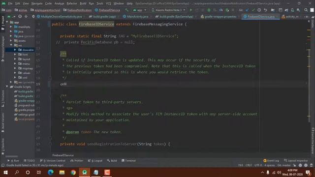 Error : "Cannot Find Symbol Class FirebaseInstanceIdService" Android Studio | 2020 смотреть онлайн