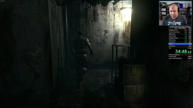 Resident Evil HD Remaster Speedrun - Chris Best Ending - 1:08:49 смотреть онлайн