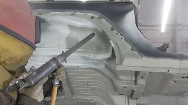 Восстановление автомобиля поссле пожара Jeep Wrangler смотреть онлайн