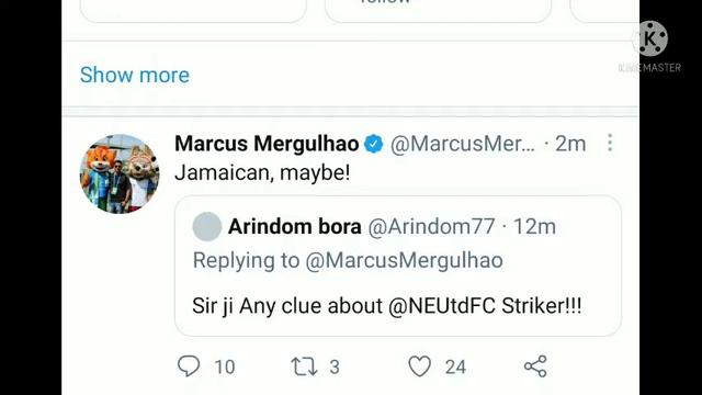 Igor Angulo to CFC നോർഈസ്റ്റ് യുണൈറ്റഡ് Stricker Jamaican Maybe latest football updates смотреть онлайн