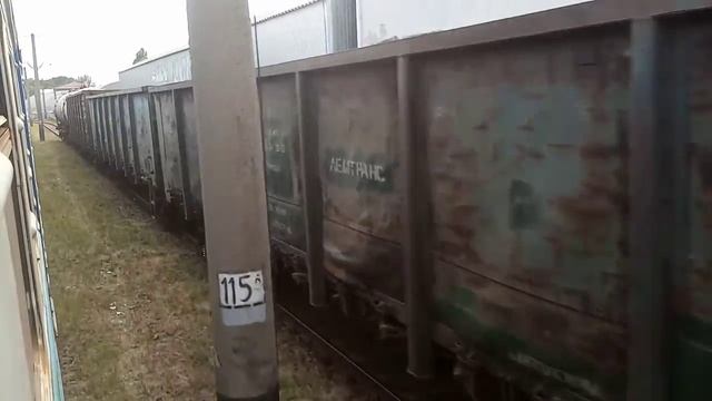 "редкий момент" ремонт платформы и отправление с 7 грузового пути ст.Вишневого 6541 Святошин-Фастов смотреть онлайн