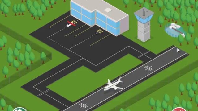 Игра Airport Rush сажаем самолеты в роли диспетчера 2 часть смотреть онлайн