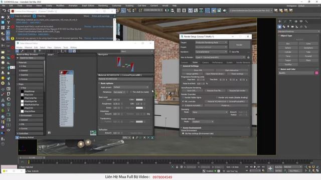 ♛ Học Corona Render 3DsMax Online- Bảng F10 Settings Corona 7. B2 смотреть онлайн