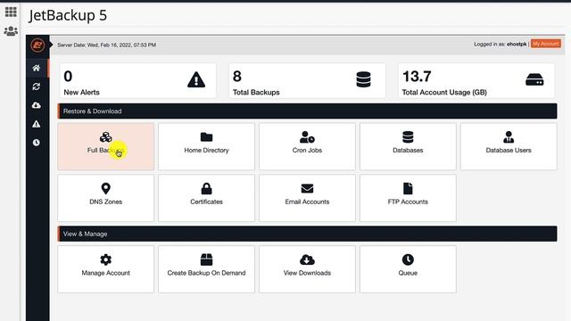 How to Restore Backup with Jetbackup - #Khurram Shahzad #jetbackup #cpanel смотреть онлайн
