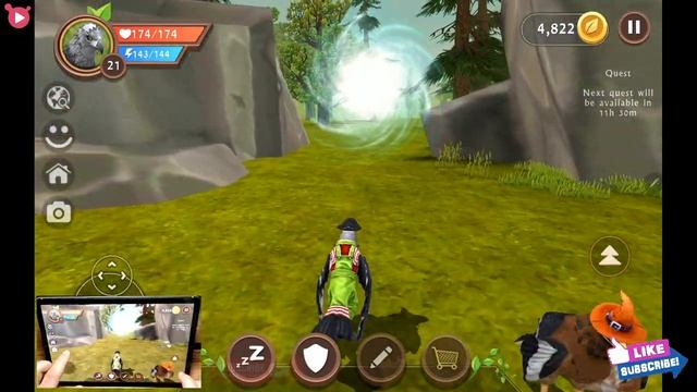 Eagle WildCraft Animal Sim Online 3D #5 LV 21 Wild Eagle Simulator Games Android ios Gameplay смотреть онлайн
