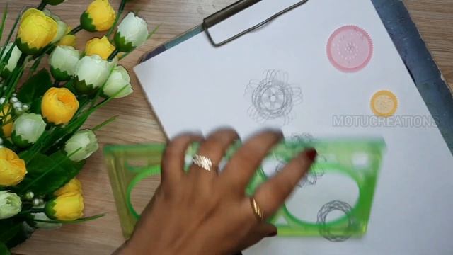 ??design Ruler Drawing In Tamil | Spirograph Geometric Drawing Ruler | Design Ruler |design Art