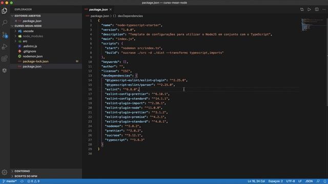 #01 Curso NodeJS com Typescript - Iniciando Ambiente смотреть онлайн