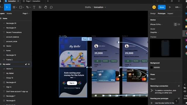 My wallet UI design using figma #ui#ux смотреть онлайн