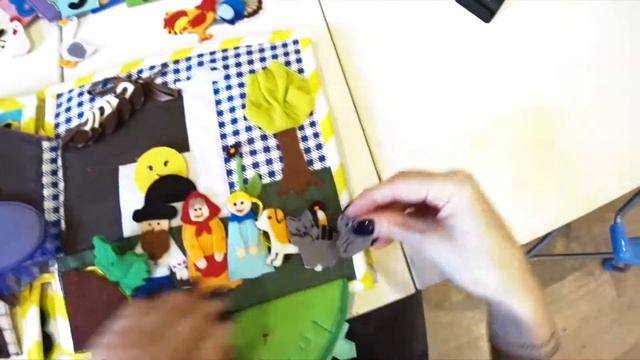 Развивающая книга из ткани и фетра смотреть онлайн