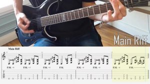 RAMMSTEIN - Dicke Titten Guitar Lesson w/ TABS