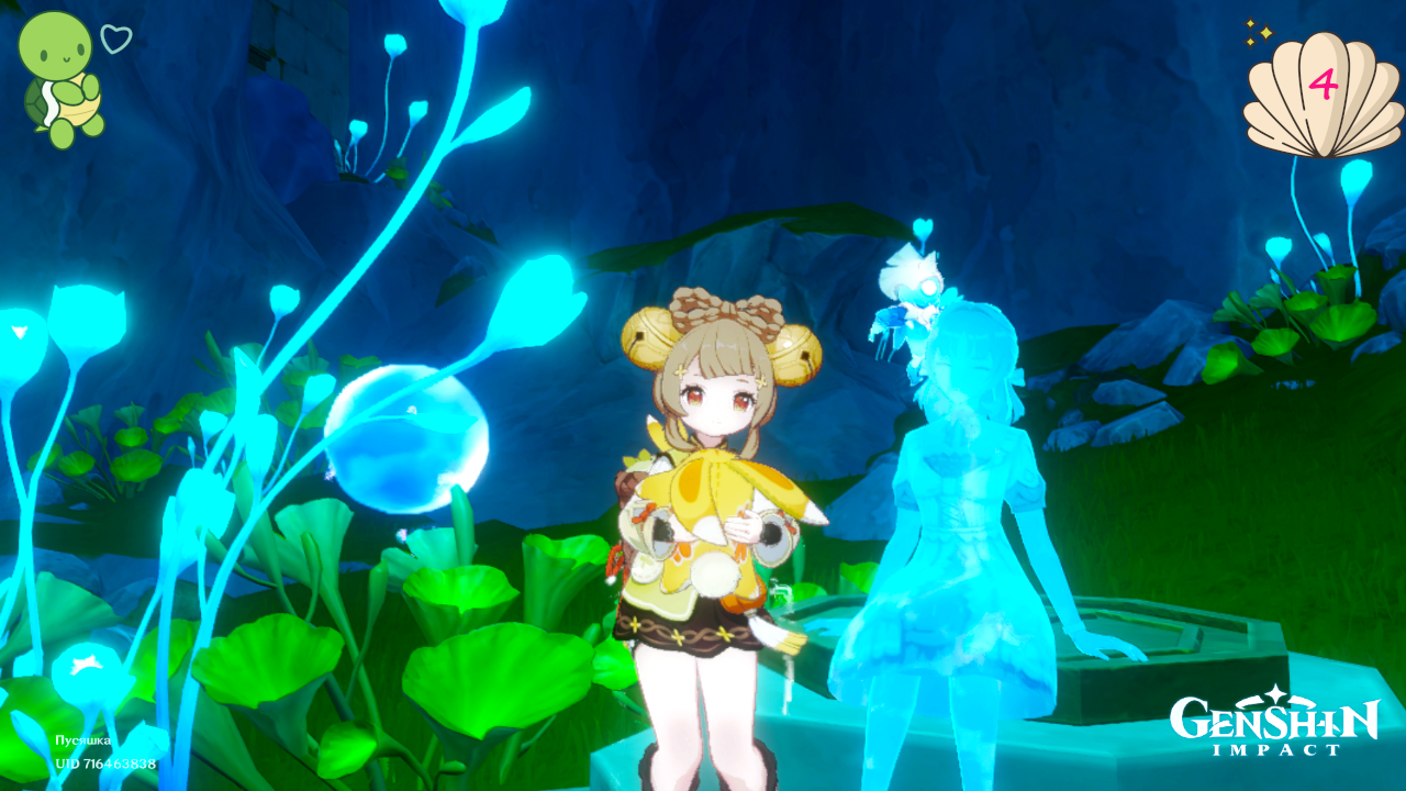 Геншин импакт:  Приключения Люмин и Паймон в Фонтейне.  Это не принцесса
